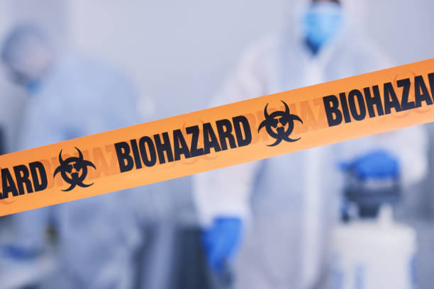 Professional Biohazard Cleanup technician working in Opa-locka, FL